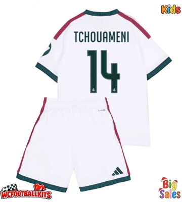 Real Madrid Aurelien Tchouameni #14 Replica Home Stadium Kit for Kids 2026-27 Short Sleeve (+ pants)